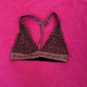 VS PINK Lacey halter bralette